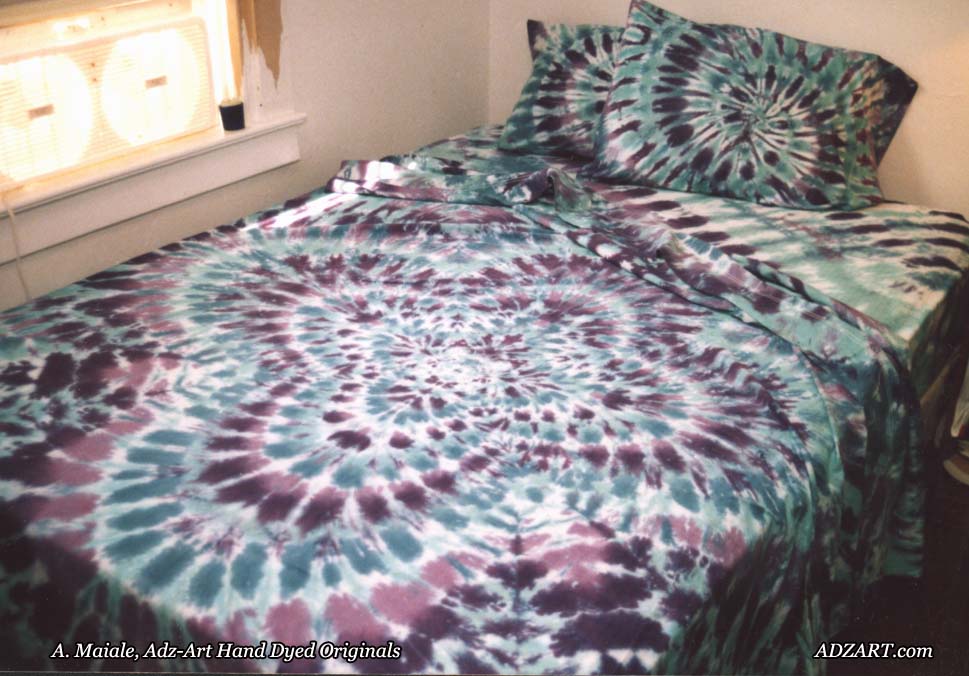Tie Dyed Bed Sets The Shop At Adzart Com Tie Dyed Sheets